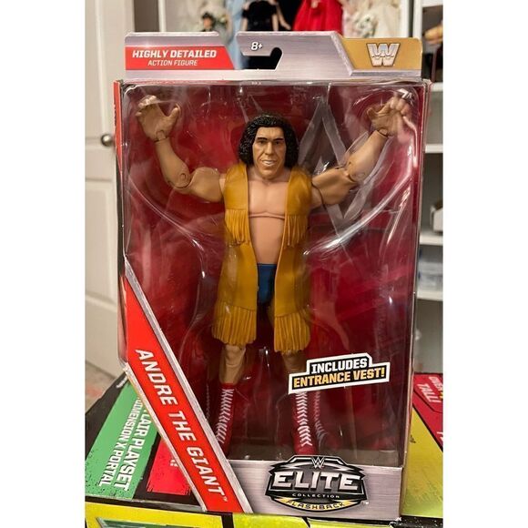 WWE Mattel Elite Flashback Andre the Giant Wrestling Figure WWF Amazon Exclusive - Picture 1 of 11